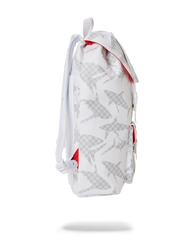 SHARK CHECK (WHITE) HILLS BACKPACK