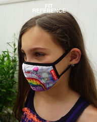KIDS FORM FITTING MASK: CHECKS & CAMO