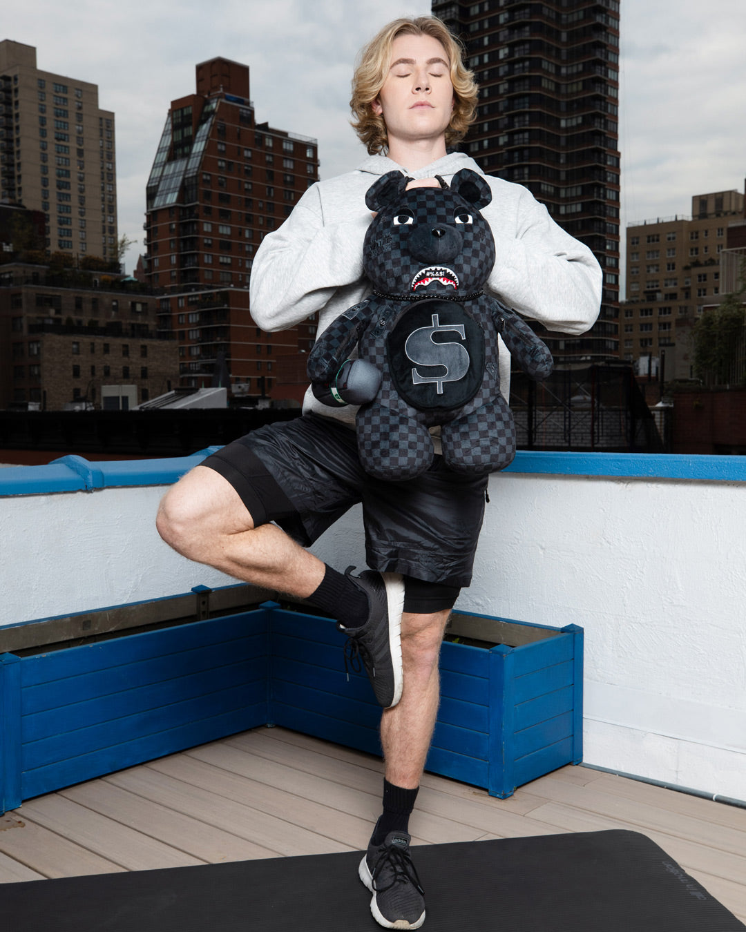 WHAT THE BEEP' SHARK MONEYBEAR TEDDYBEAR BACKPACK