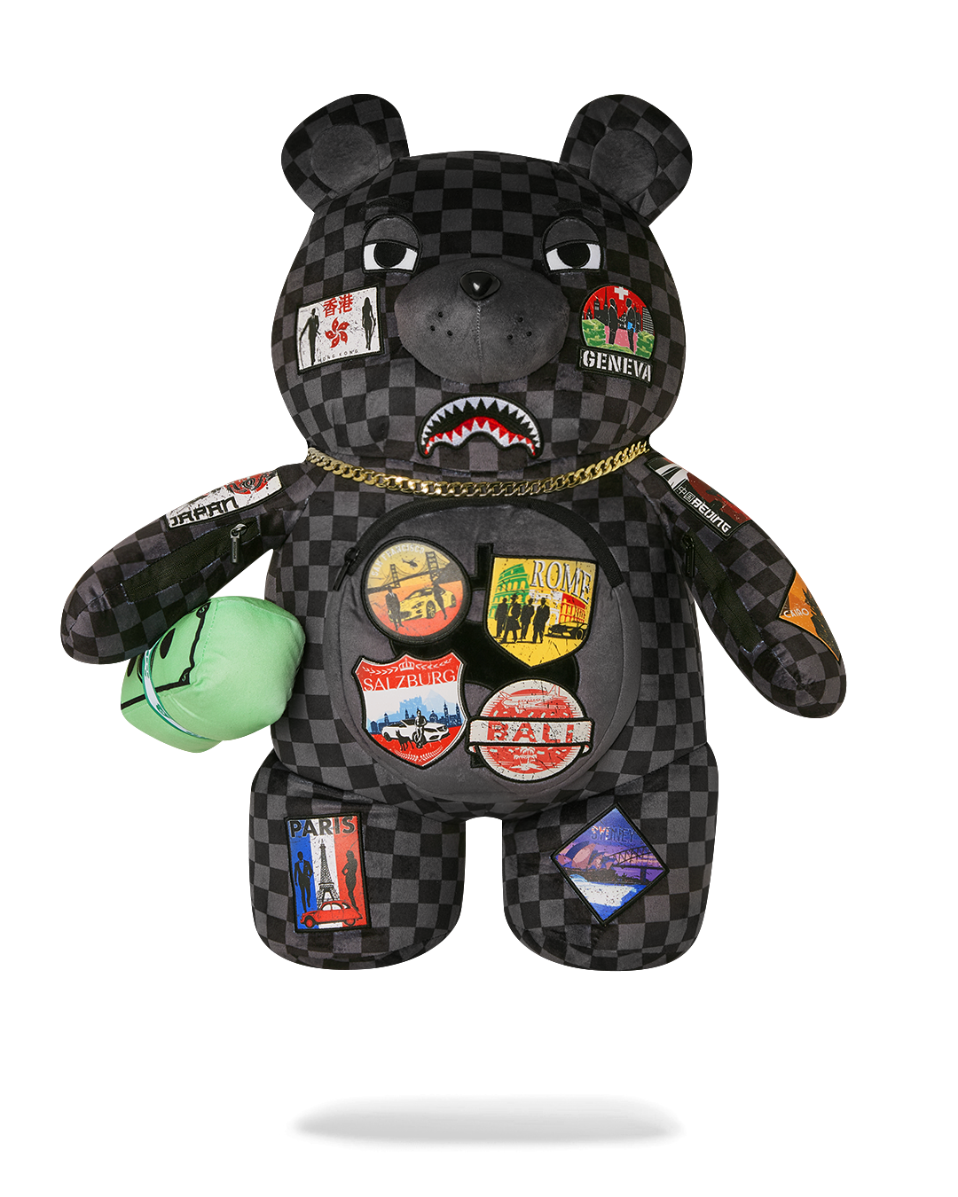 GLOBAL MOGUL UNLIMITED MILES MONEYBEAR TEDDYBEAR BACKPACK