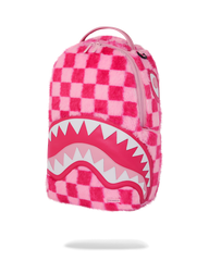 FURZILLA SHARK (PINK CHECK) BACKPACK