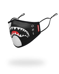 ADULT YIN YANG FORM FITTING FACE MASK