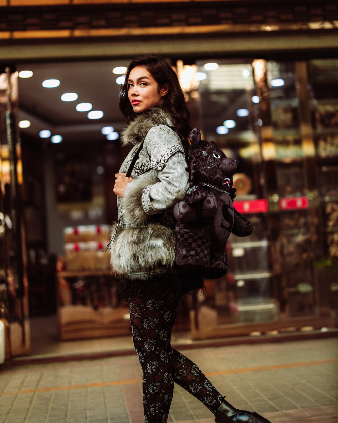 4AM MONEY WING BEAR BACKPACK