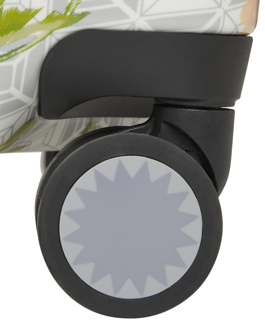 A.I. AFRICAN INTELLIGENCE ELEGANT ENERGY SHARKITECTURE FULL SIZE LUGGAGE - SANDFLOWER COLLAB